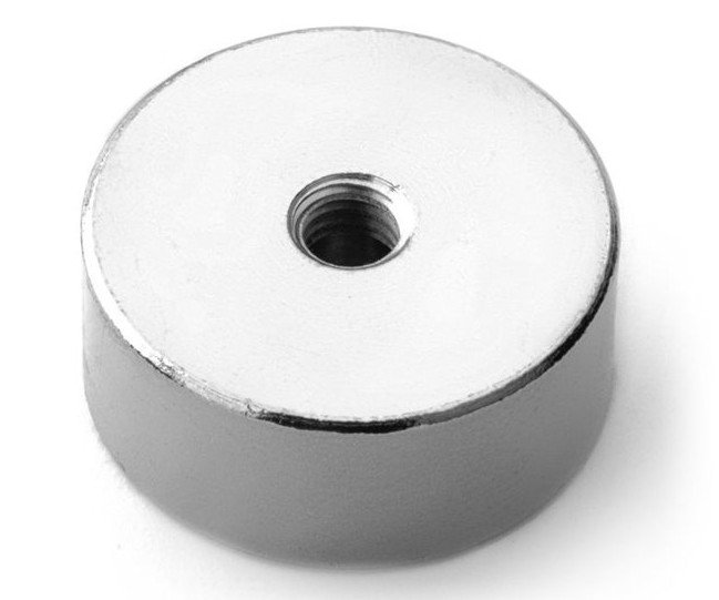 Magnet se závitem neodym - M3 8x6mm