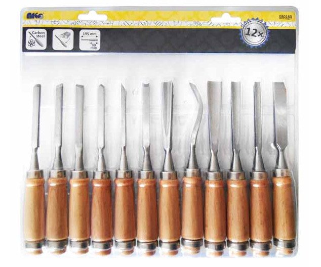 Sada řezbářských dlát 12ks Magg