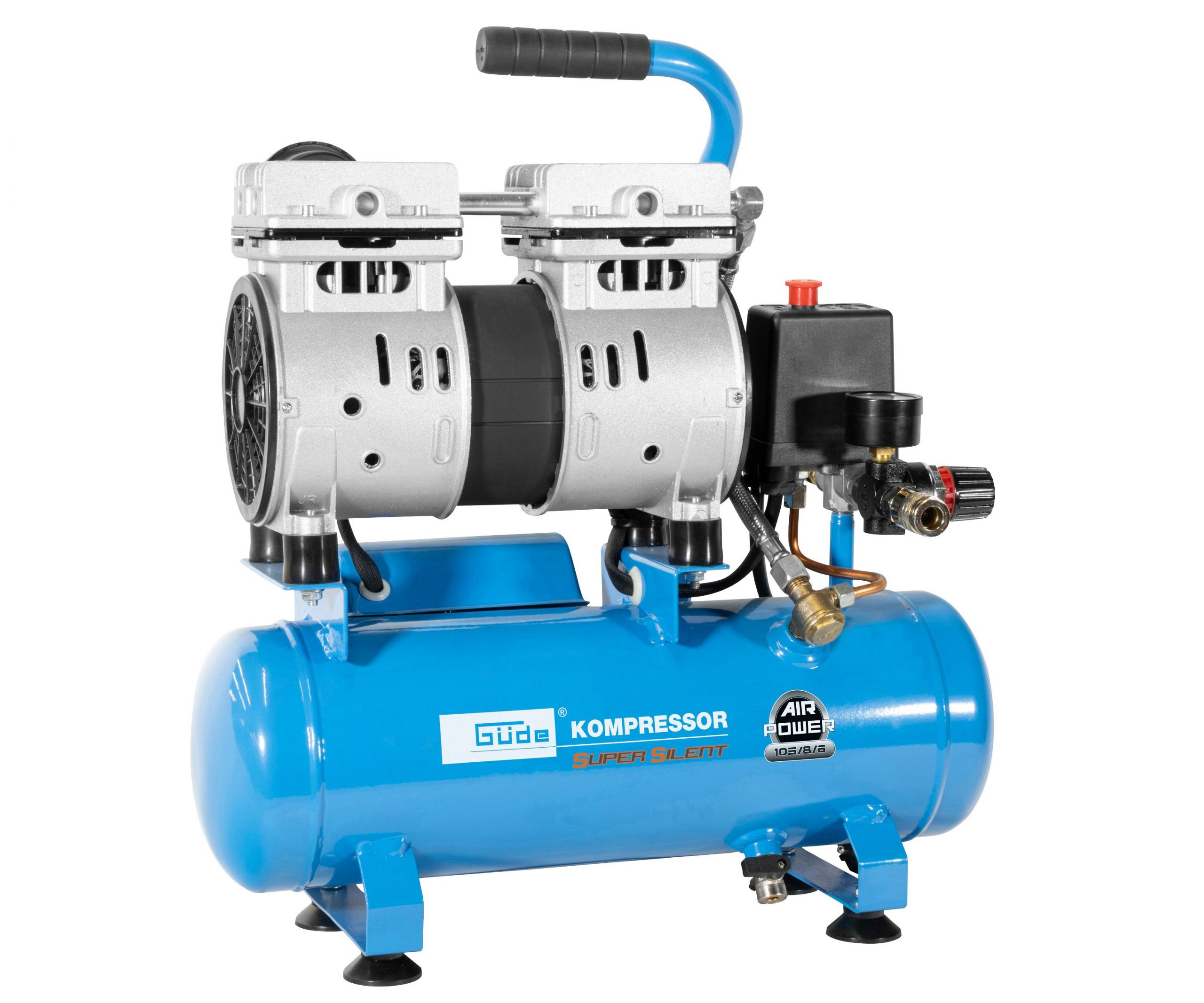 Güde AIRPOWER 105/8/6 SILENT bezolejový kompresor 550W