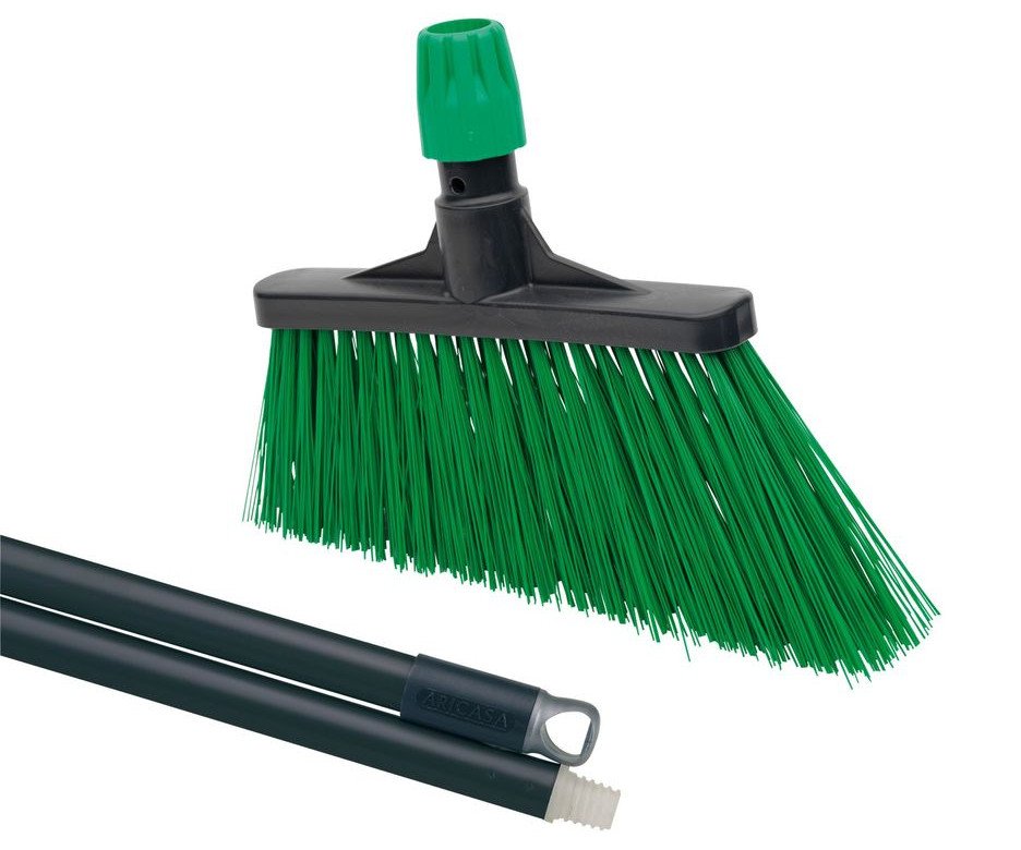 Smeták šikmý 31cm s holí 130cm Aricasa
