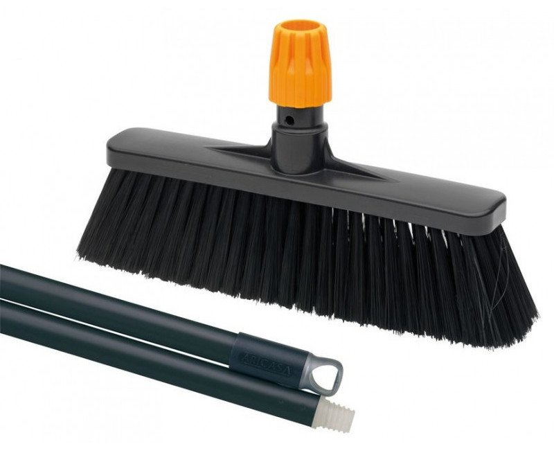 Smeták jemný 28cm s násadou 130cm Aricasa