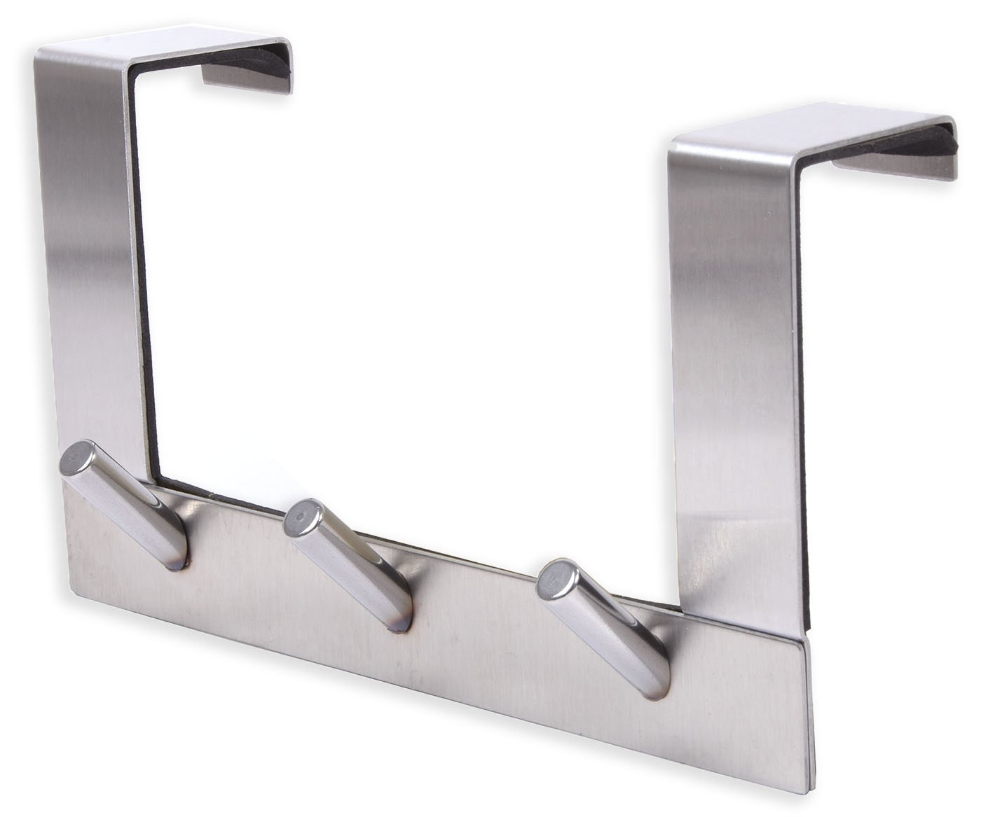 Věšák na dveře nerez - 3 háčky