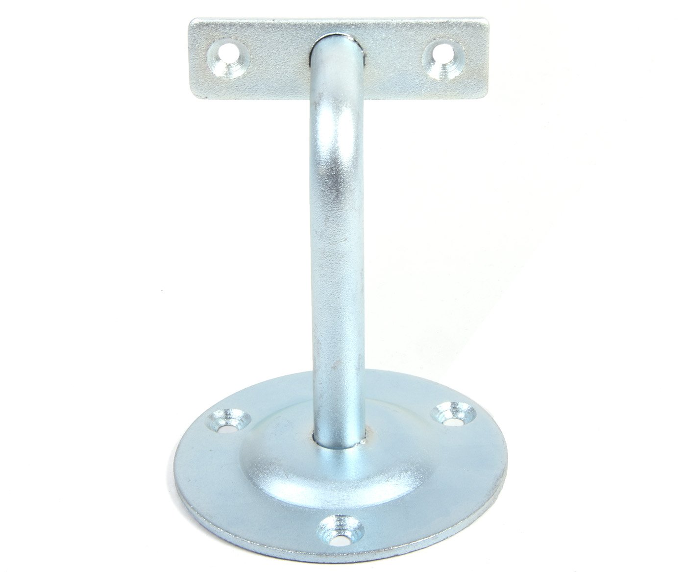 Držák zábradlí kulatý Nova - zinek bílý