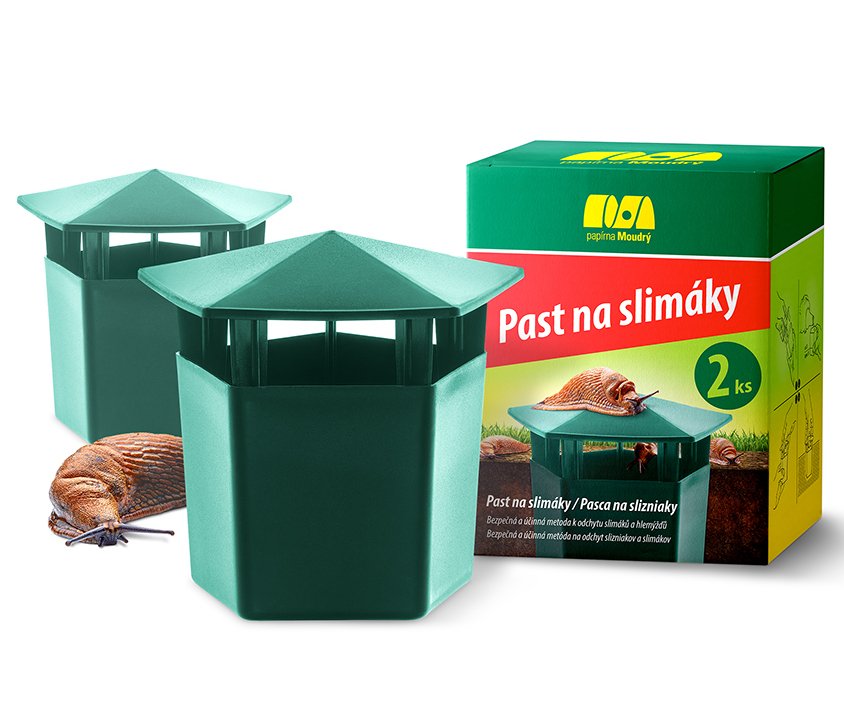 Past na slimáky domeček 2ks