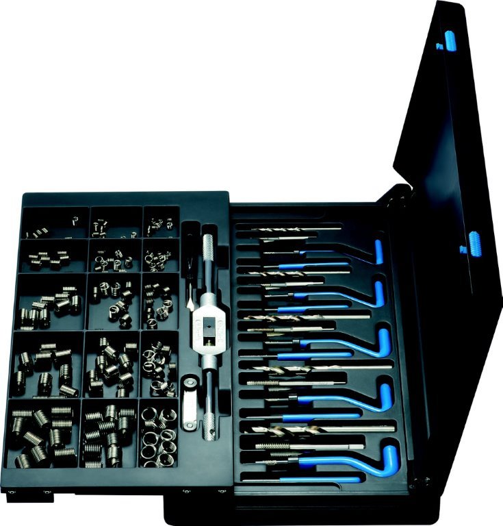 Sada k opravě závitů velká M V-Coil - 04080 M5-M12 Workshop kit