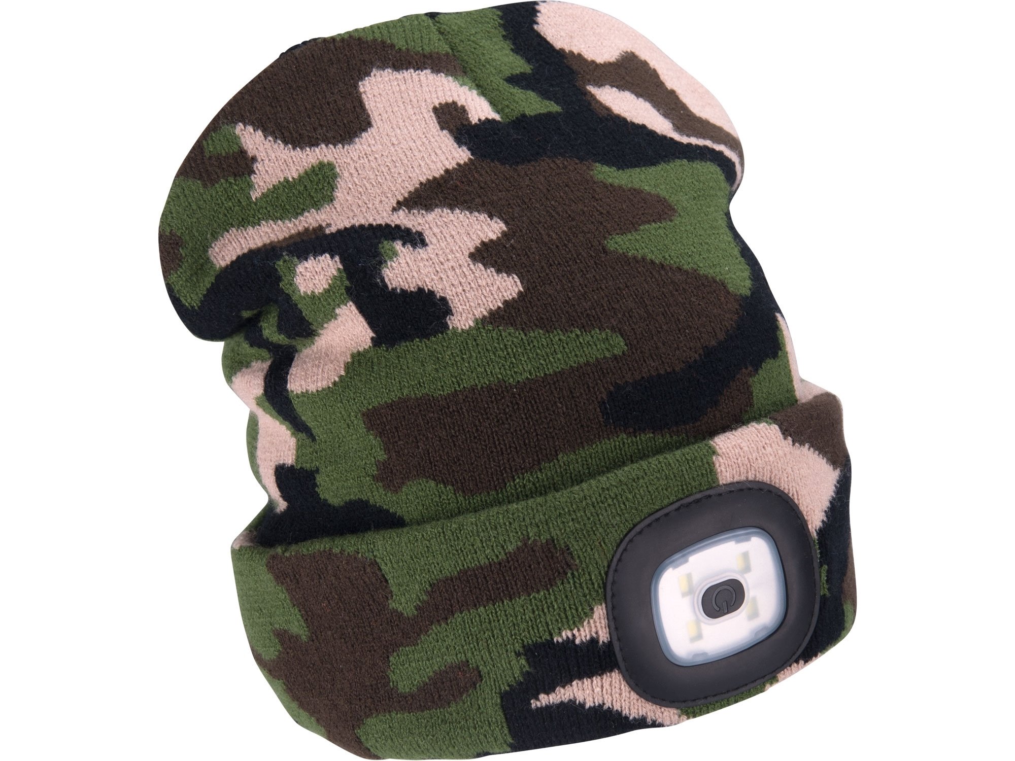 Čepice s čelovkou Extol Light - maskovací
