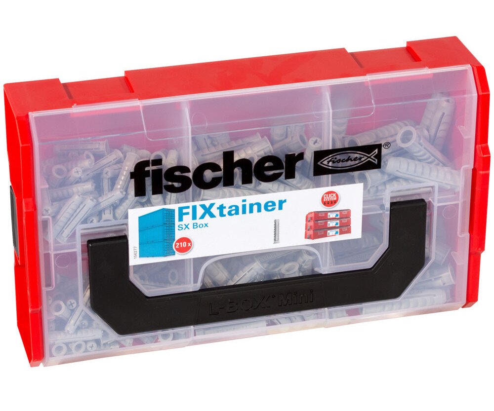 Box hmoždinek SX 6/8/10 FixTainer Fischer