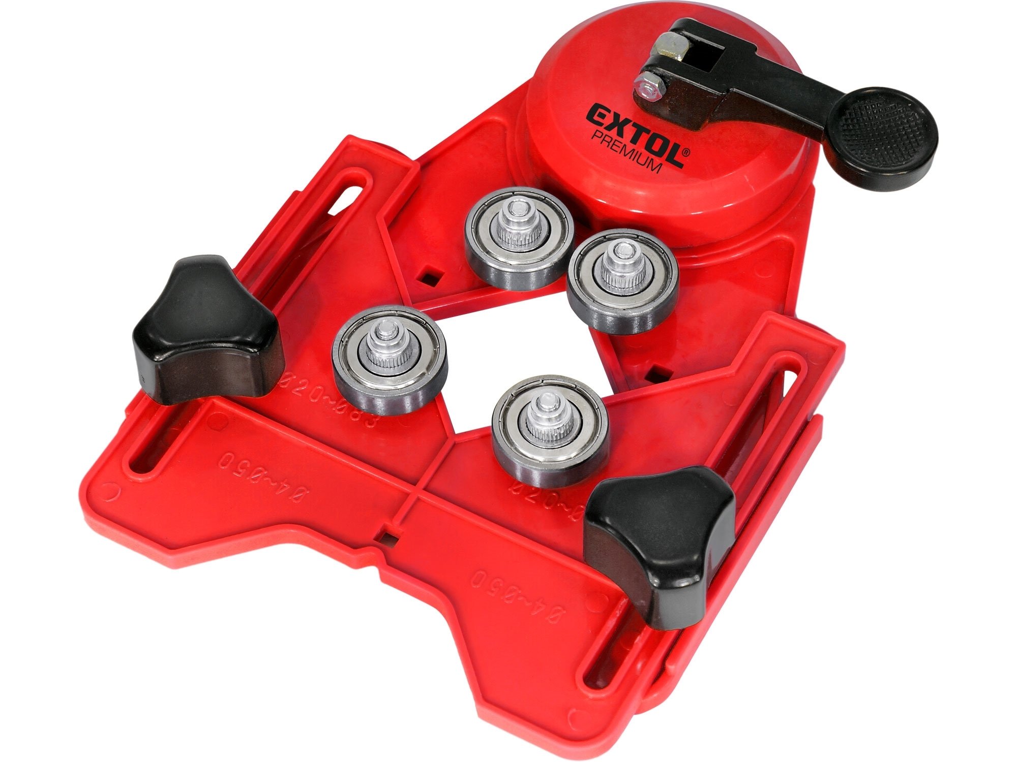 Šablona vodicí pro vrtací korunky 4-83mm Extol Premium 8801974