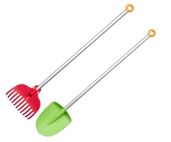 Sada hrábí a rýče dětská My First Fiskars 1062473