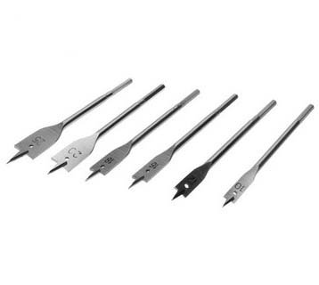 Sada vrtáků do dřeva kopinatých 6ks 10-25mm