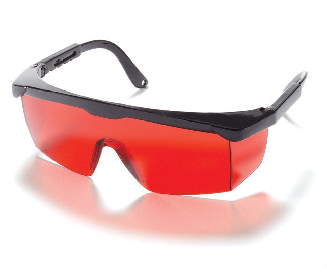 Brýle pro práci s laserovými přístroji Beamfinder Kapro - červené