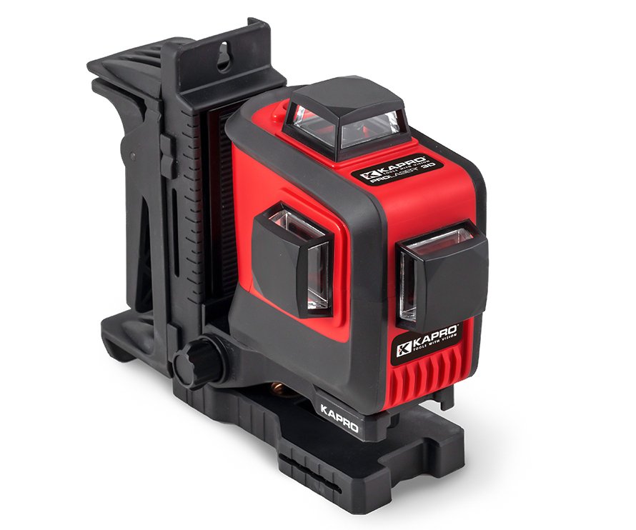 Laser křížový 3x360° červený v kufru Kapro 883N