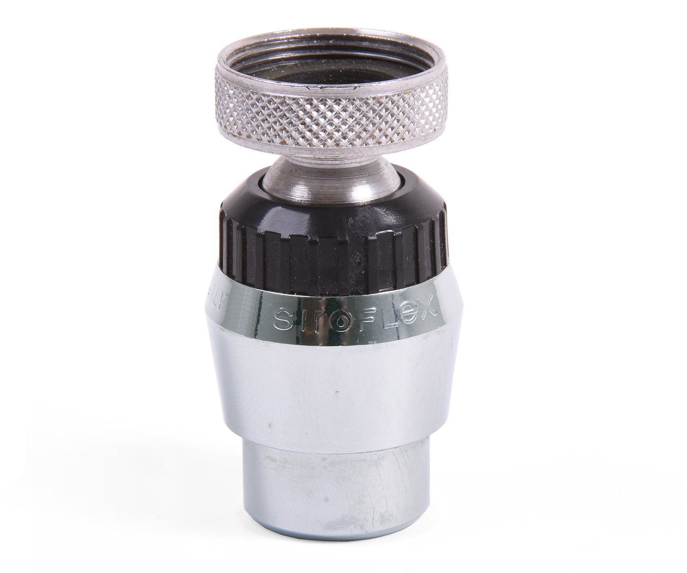 2085/S Perlátor s kloubem a spořičem chrom/černý