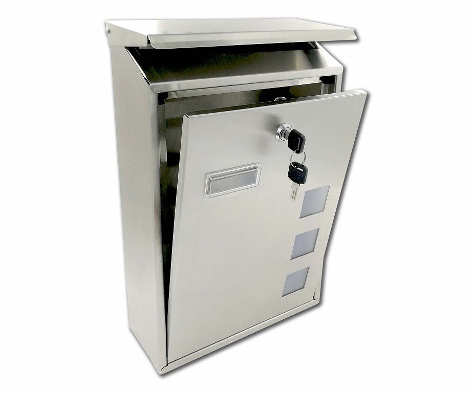 Poštovní schránka OLAF 27x40x12cm - nerez