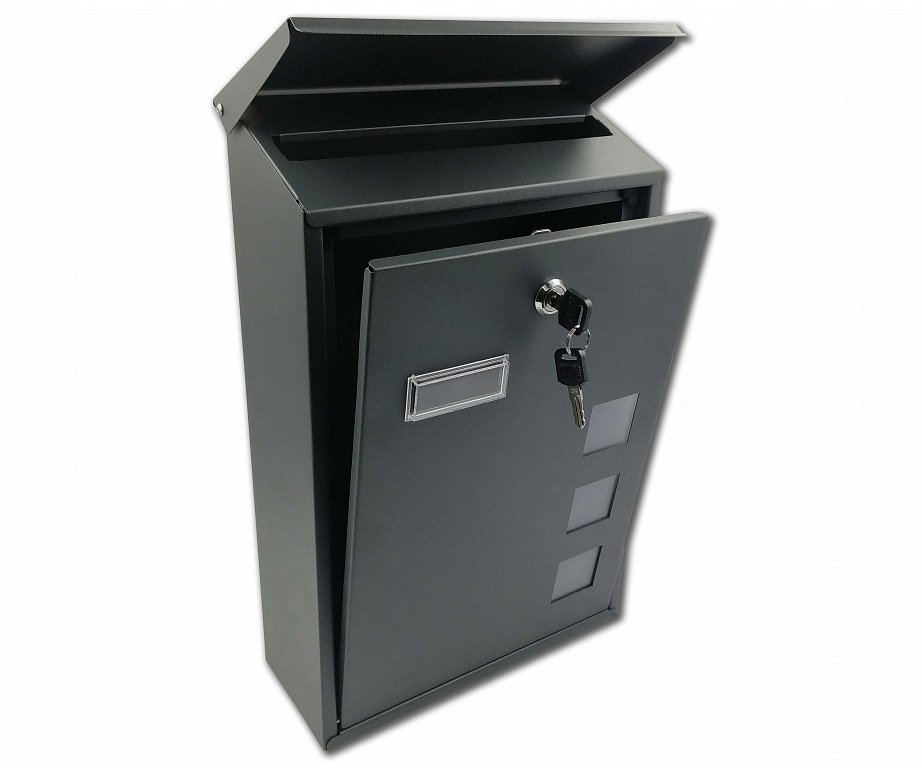 Poštovní schránka OLAF 27x40x12cm - antracit