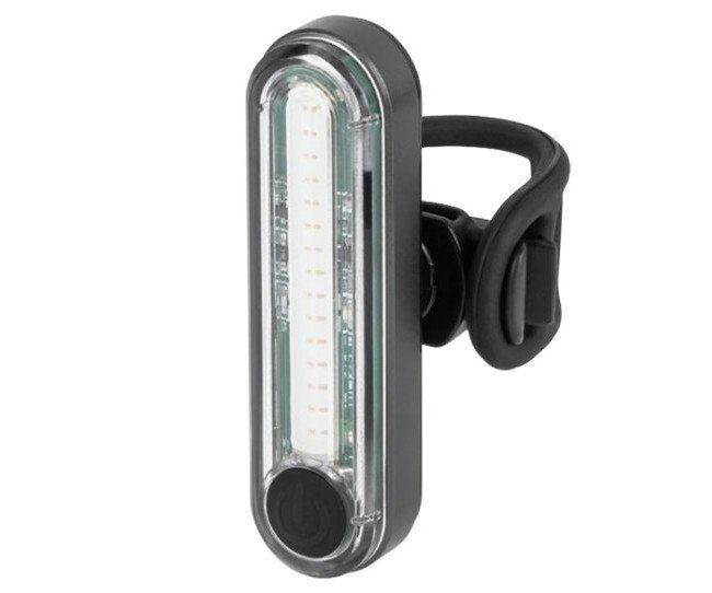 Svítilna na kolo nabíjecí USB 1xCOB zadní