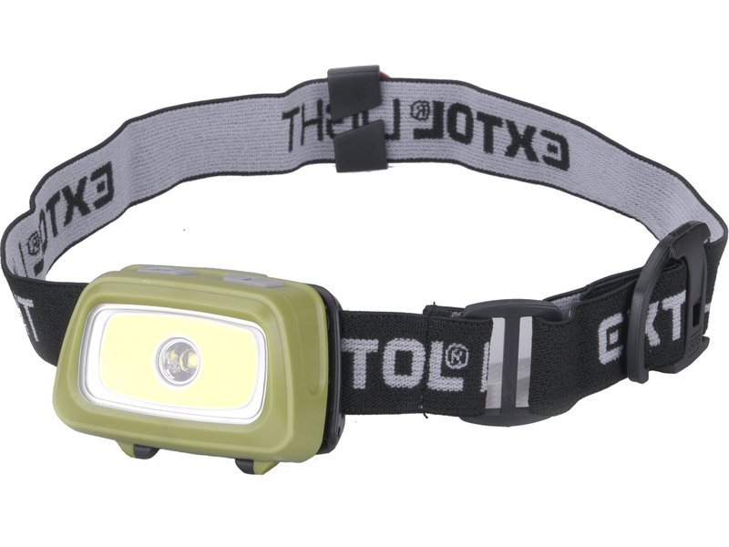 Čelovka se zadním blikáním 2xLED Extol Light 43108