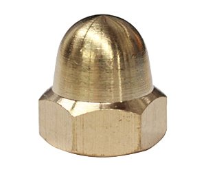 Matice klobouková mosaz