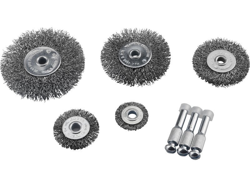 Kartáče rotační ocelové 5ks