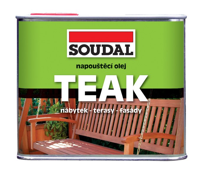 Olej napouštěcí Teak Soudal - 0