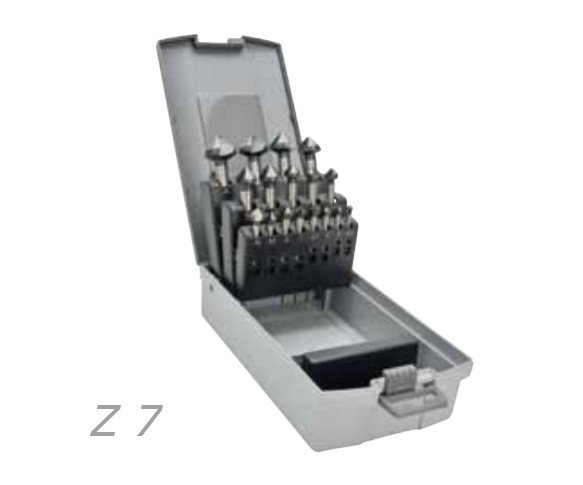 Záhlubníky kuželové sada Bučovice - Z7 HSS 4.3-25mm