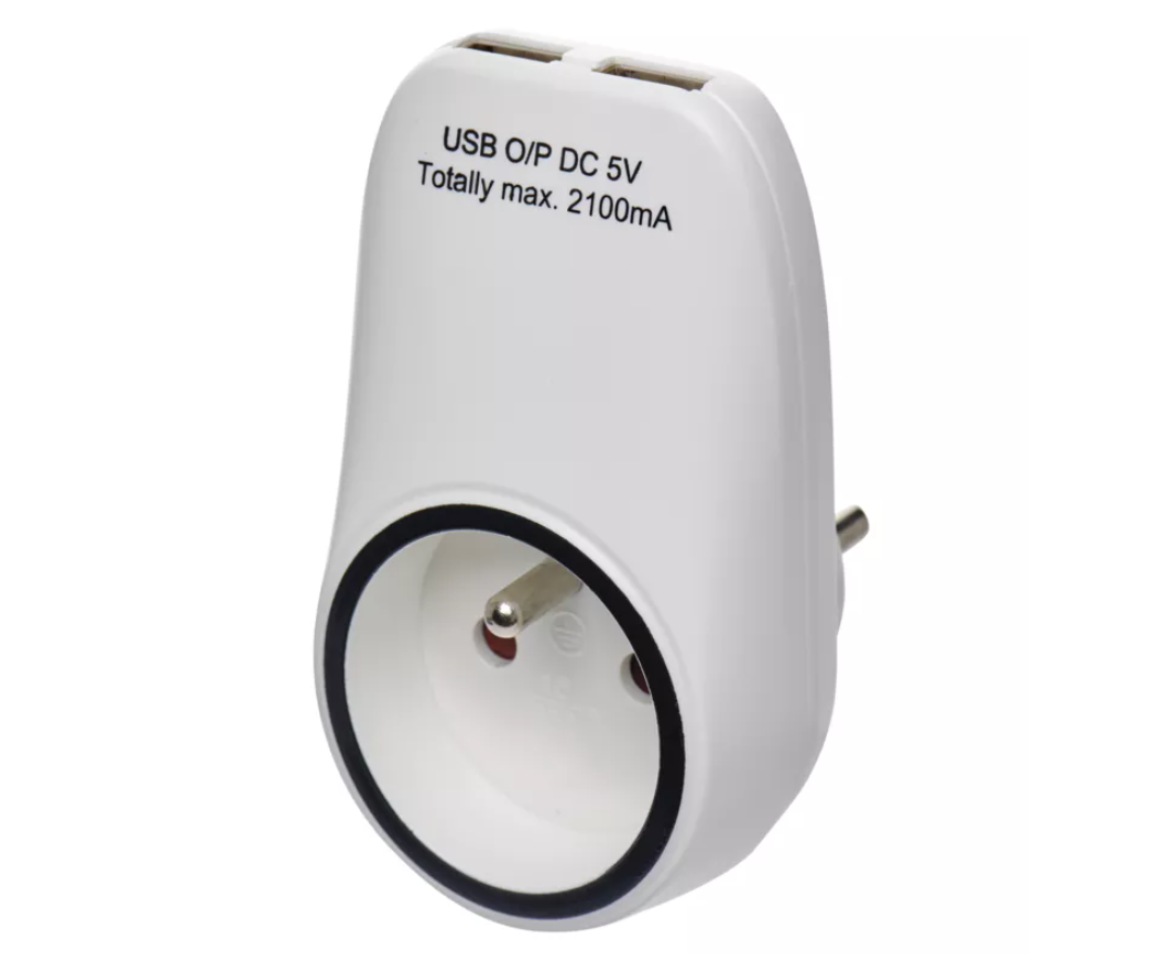 Zásuvka + 2x USB