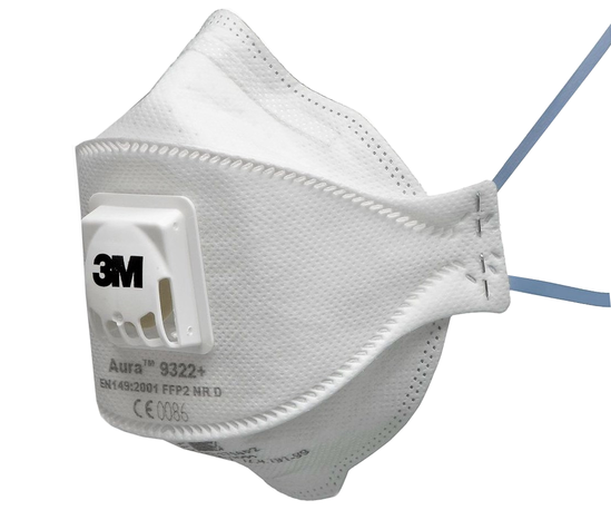 Respirátor s výdechovým ventilem FFP2 3M 9322+