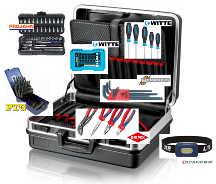 Sada nářadí 117ks Basic Technik
