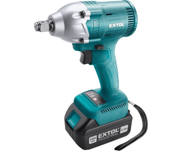 Extol Industrial 8791255 aku utahovák rázový 18V