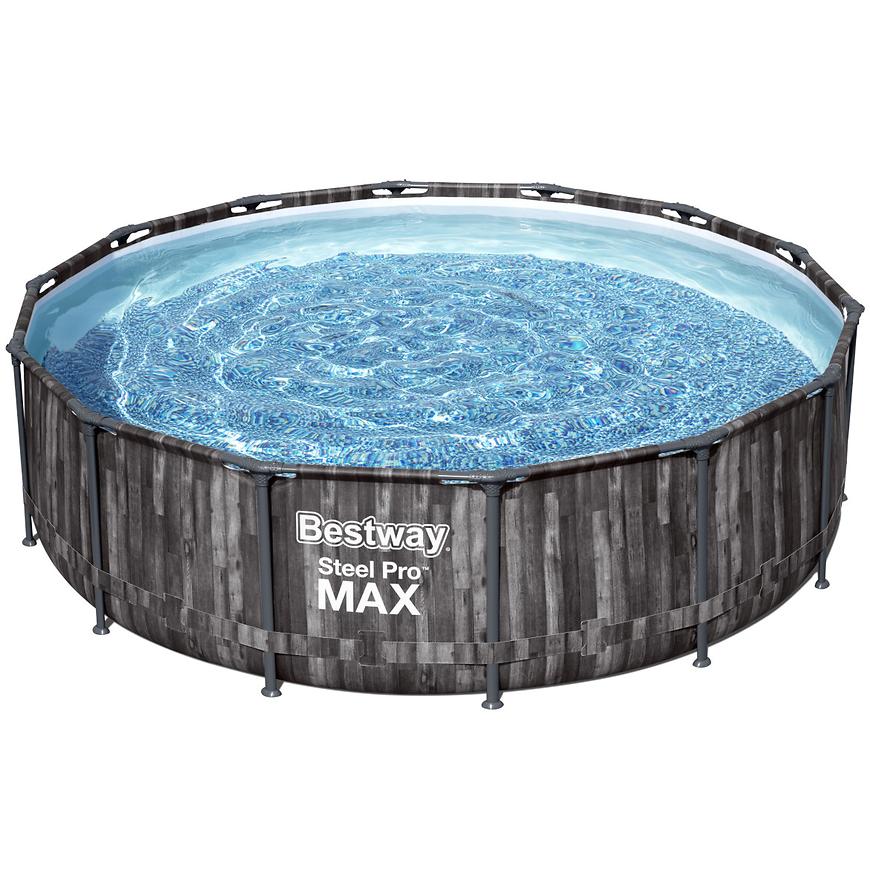 Bazén STEEL PRO MAX 4.27 x 1.07 m s filtrací vzor prkno