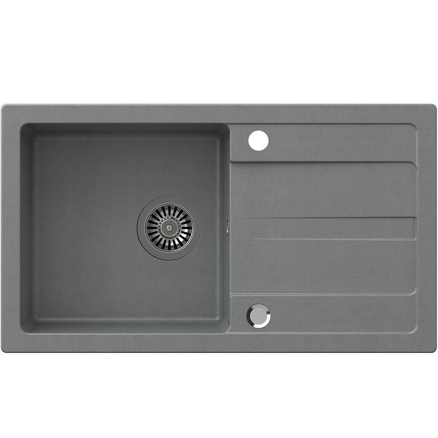 Dřez Forte 770x440x176 šedý Baumax