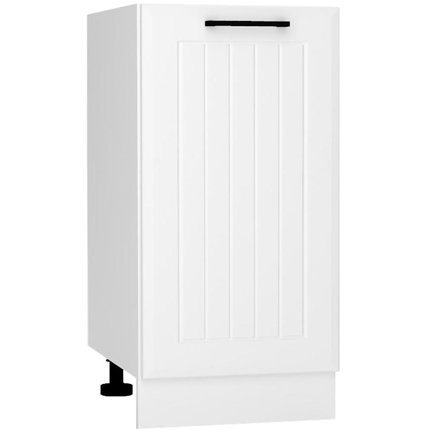 Kuchyňská skříňka Irma D40 Pl bílý puntík matt Baumax