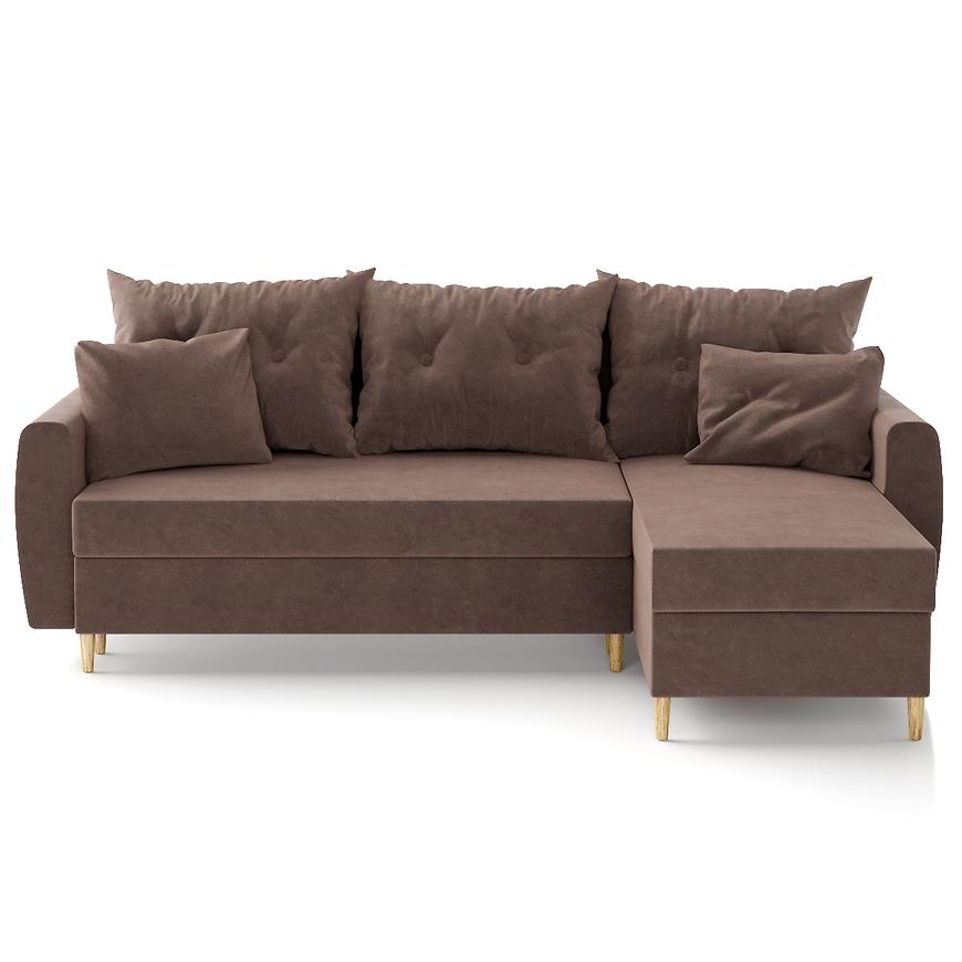 Rohová sedací souprava Romeo Manila 22 přírodní dřevo Baumax