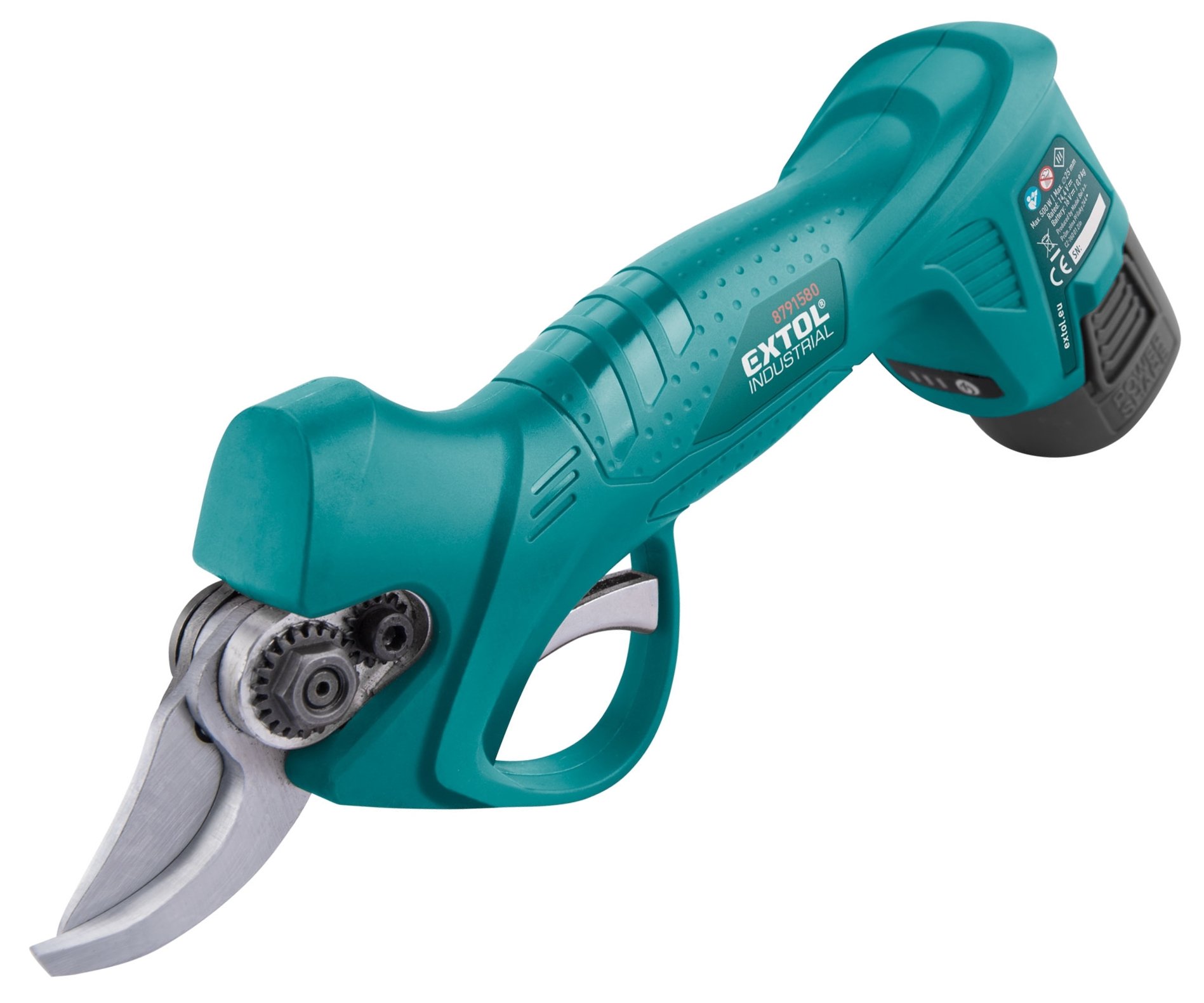 Extol Industrial 8791580 aku zahradní nůžky 16V 2x2.0Ah