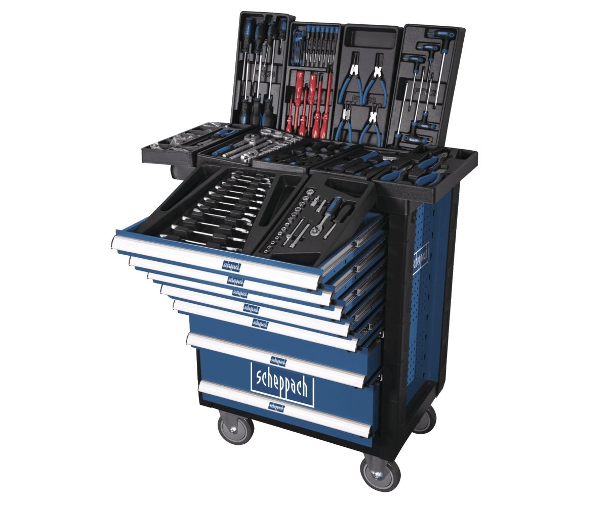 Vozík montážní s nářadím 263ks Scheppach TW 1000