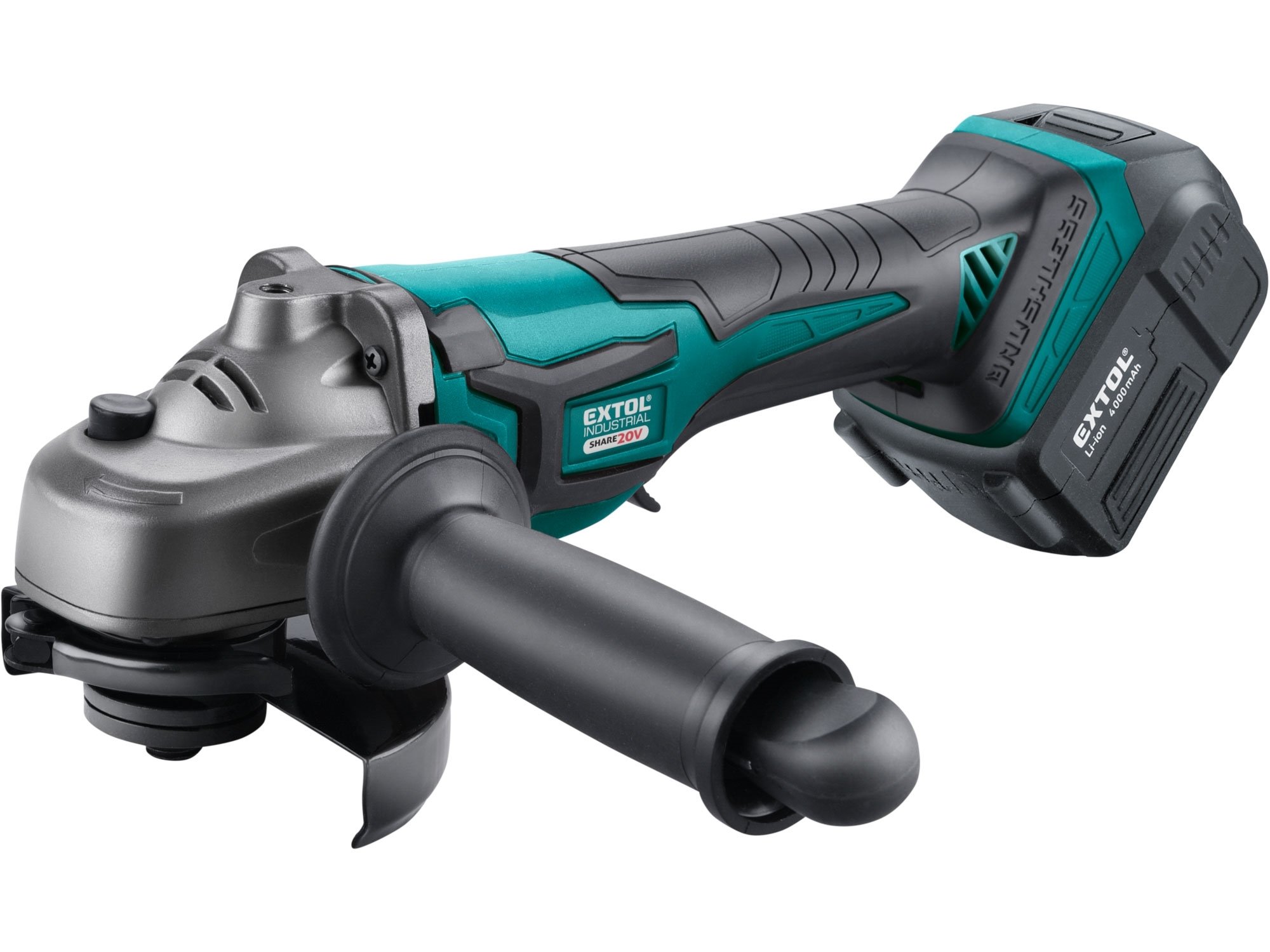 Extol Industrial 8791842 SHARE20V aku úhlová bruska 125mm 20V 1x4.0Ah