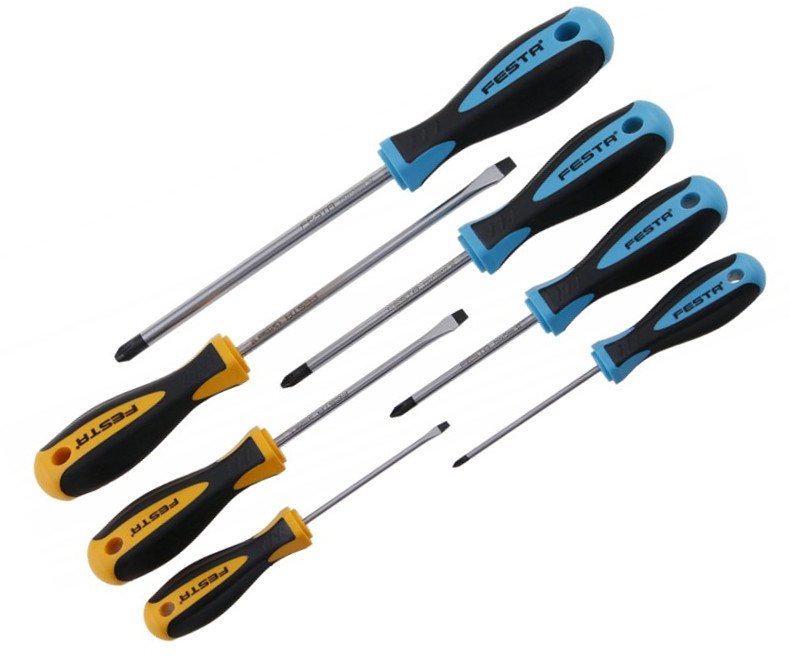 Sada šroubováků 7ks 3x(-)4x(+) Festa 18402
