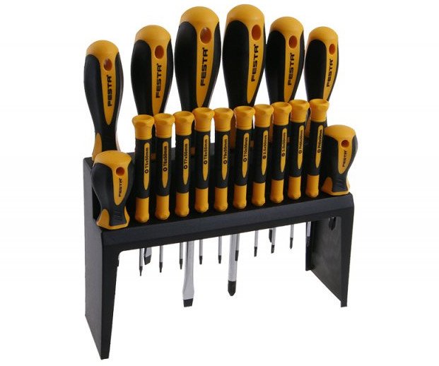 Sada šroubováků 18ks se stojánkem Festa 18424