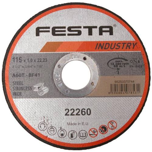 Kotouč řezný kov Ø 125 x 0