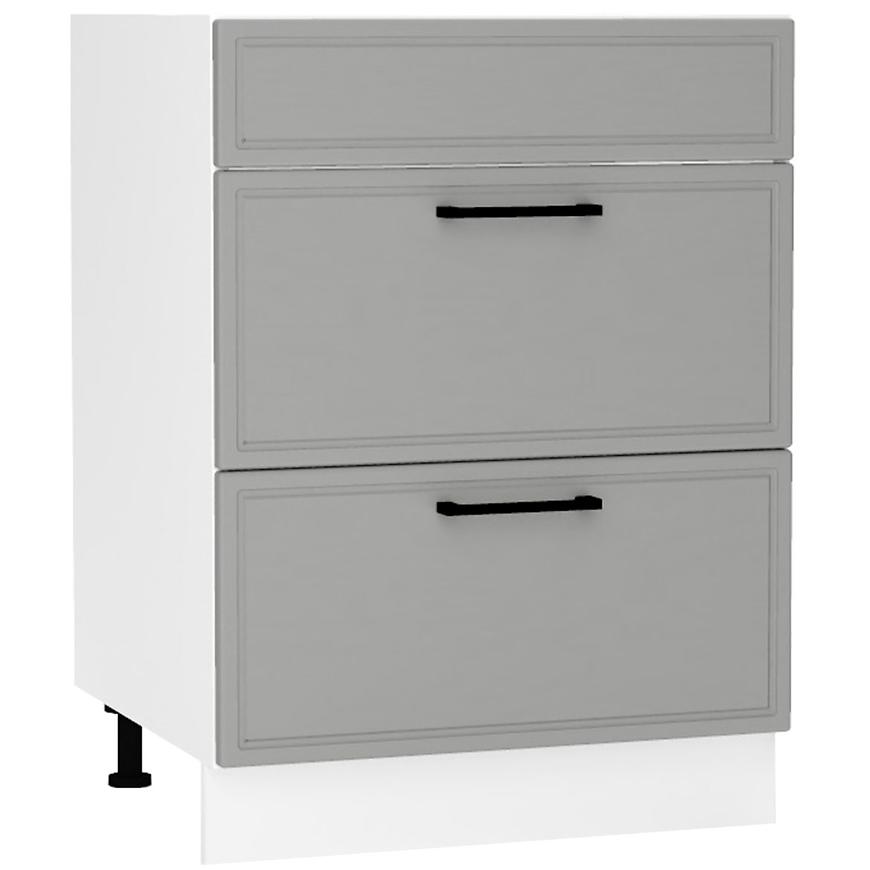 Kuchyňská skříňka Emily d60pc s/2 zasl šedá Baumax