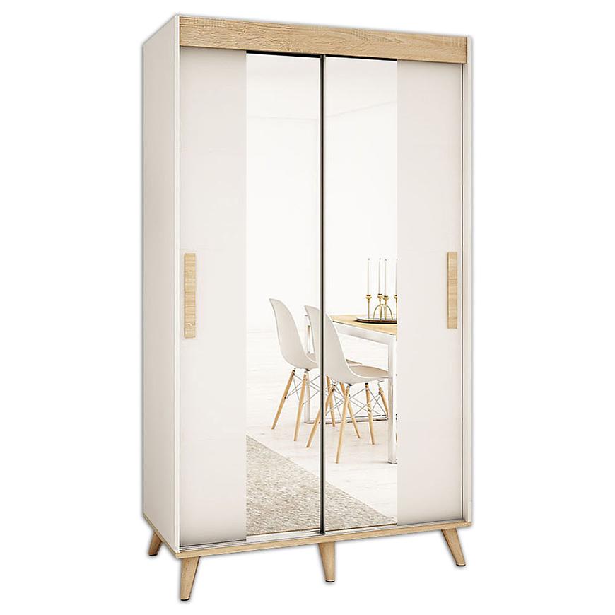 Skříň Skandi T1 150 bílá mat/sonoma Baumax