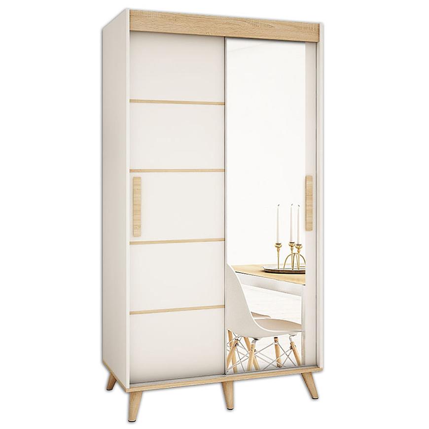 Skříň Skandi V2 100 bílá mat/sonoma Baumax