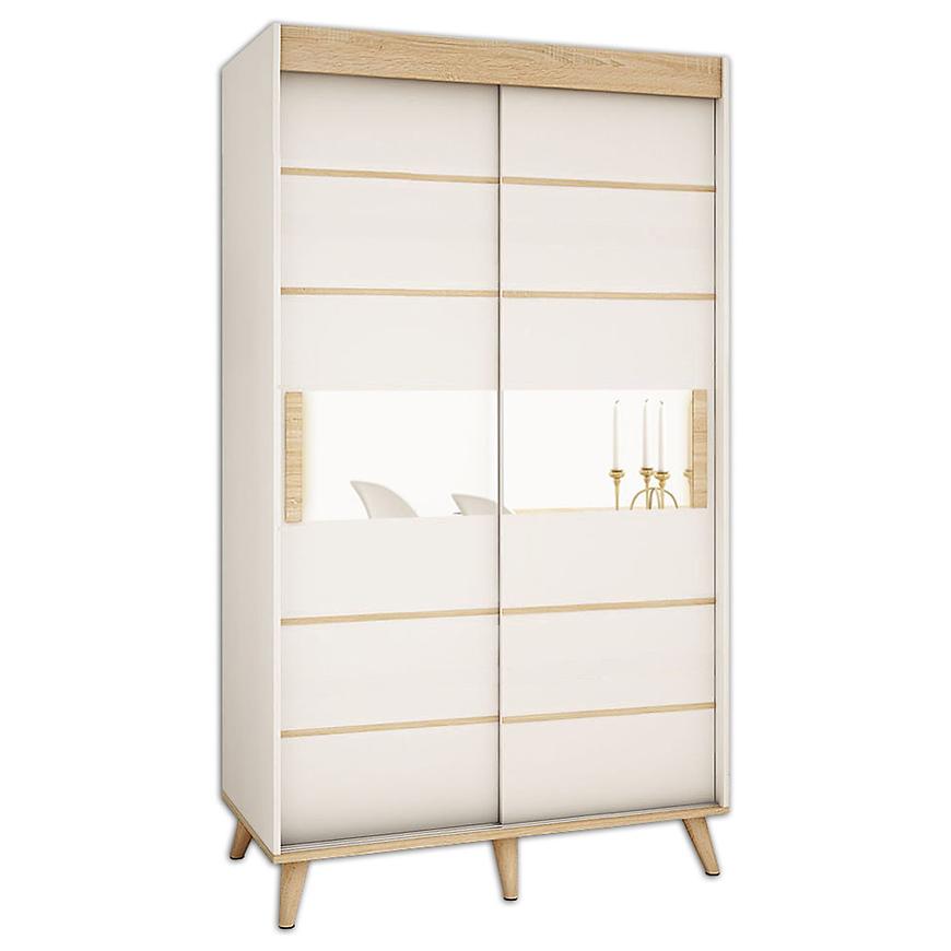 Skříň Skandi V3 150 bílá mat/sonoma Baumax