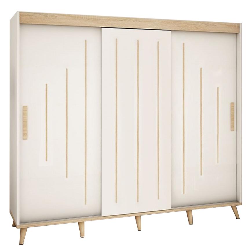 Skříň Skandi Y 250 bílá mat/sonoma Baumax