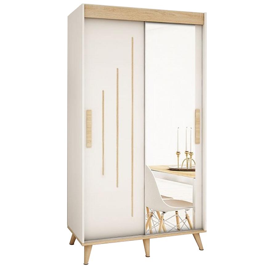 Skříň Skandi Y2 100 bílá mat/sonoma Baumax