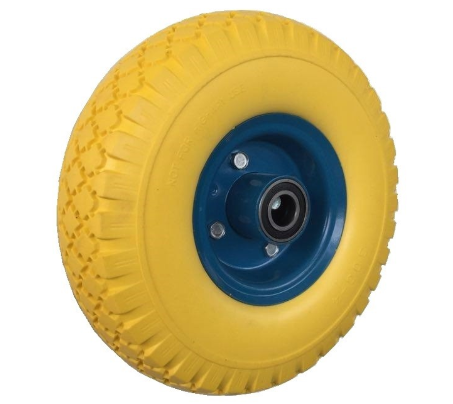 Kolo rudlu 260mm PU pěna kovový disk kuličkové ložisko