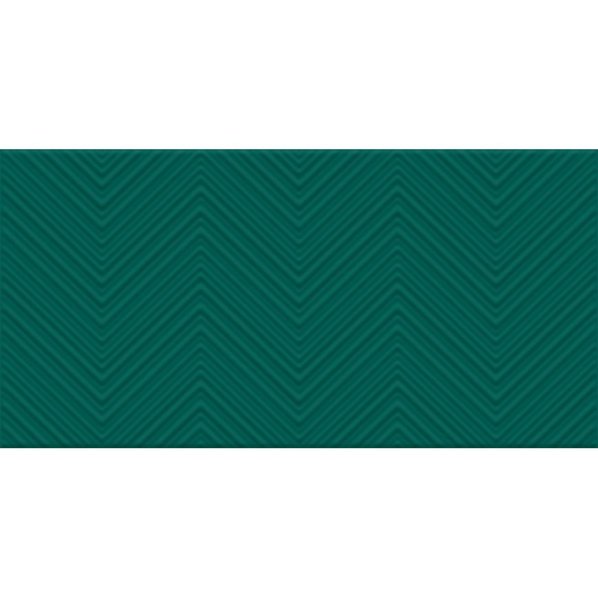 Green Chevron Mat 30/60 Rekt. Ceramika color