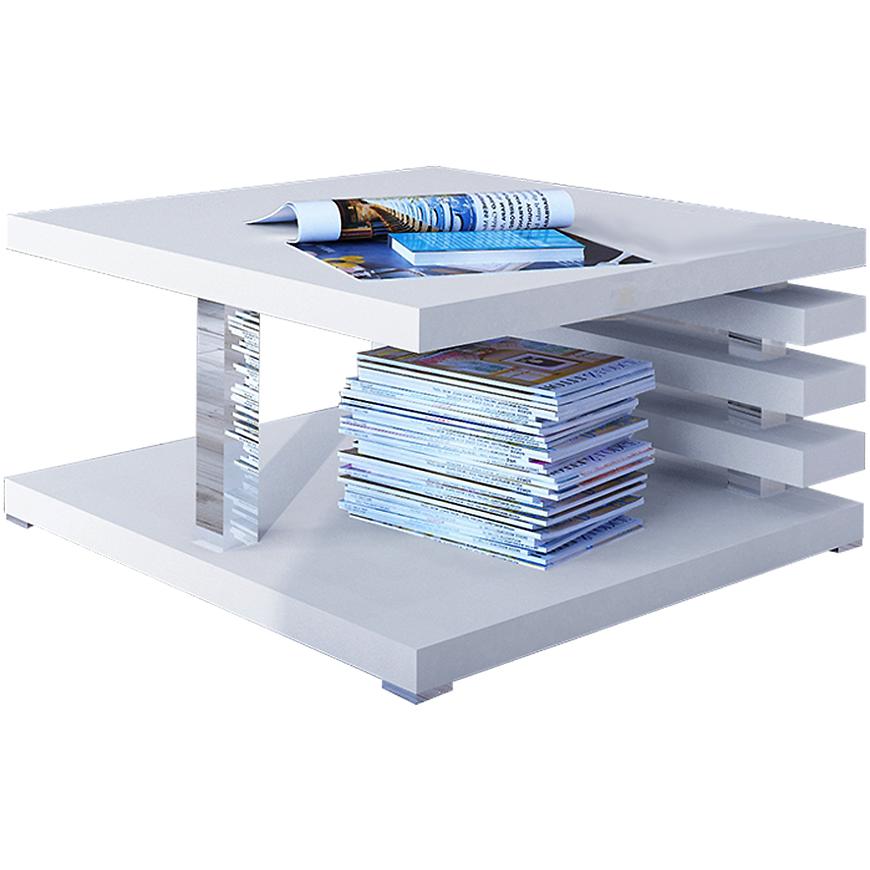 Konferenční stolek Messa bílý mat Baumax