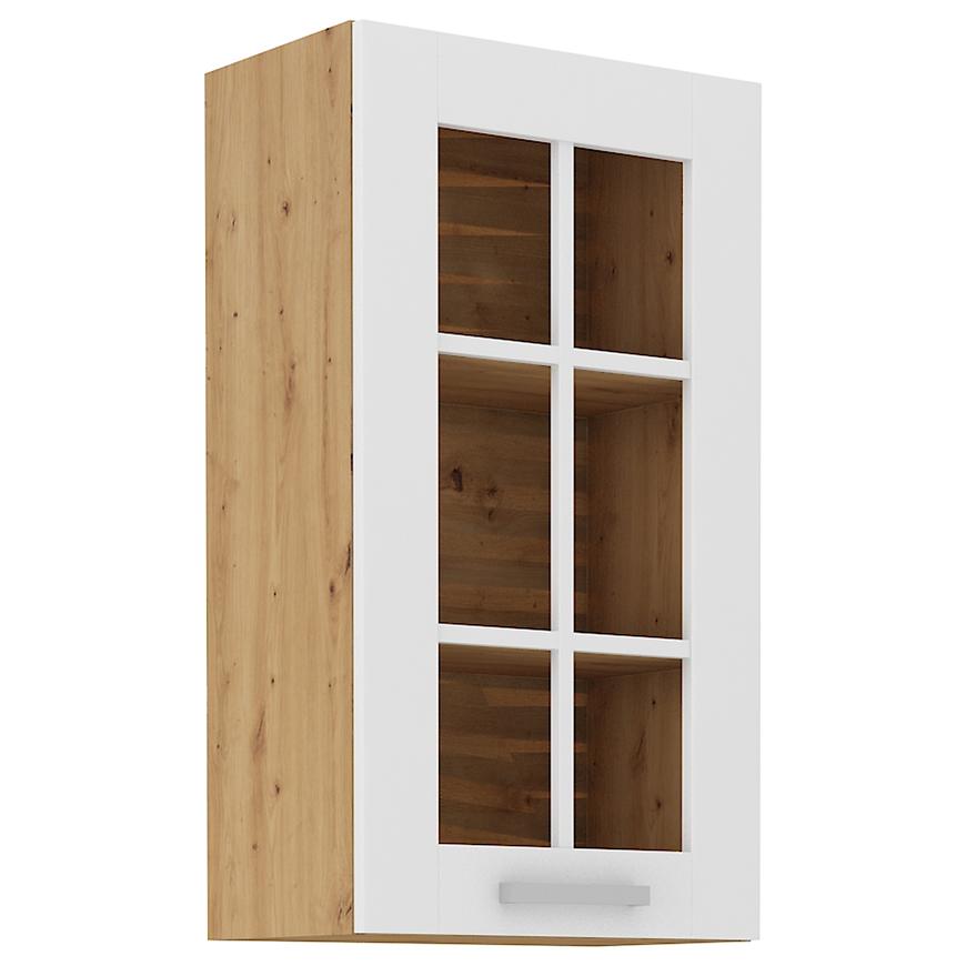 Kuchyňská skříňka LUNA bílá mat/artisan 40gs-90 1f Baumax