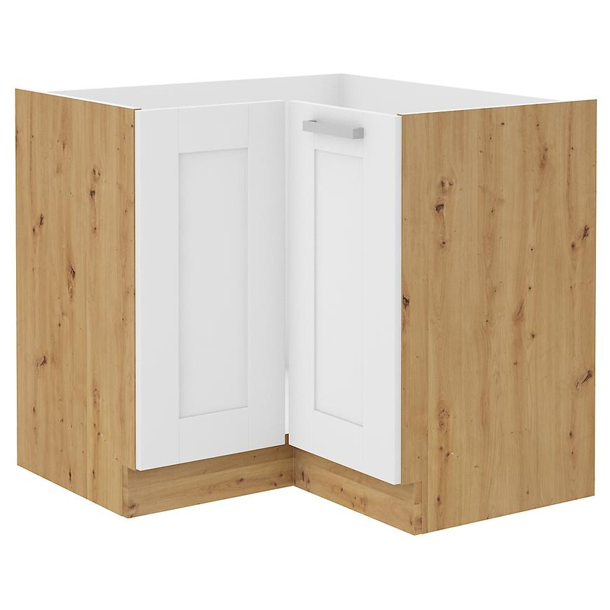 Kuchyňská skříňka LUNA bílá mat/artisan 89x89 dn 1f bb Baumax